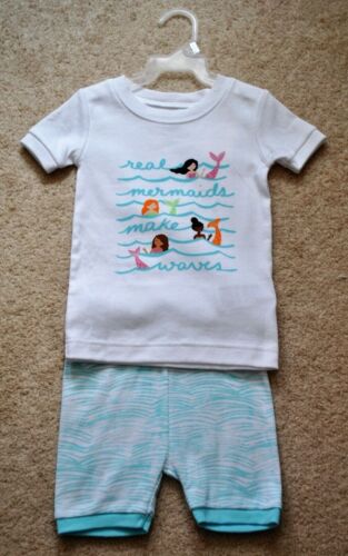 Old Navy Toddler Girls' 2-Piece Mermaid Short Sleeves Cotton Pajamas - Size 2T