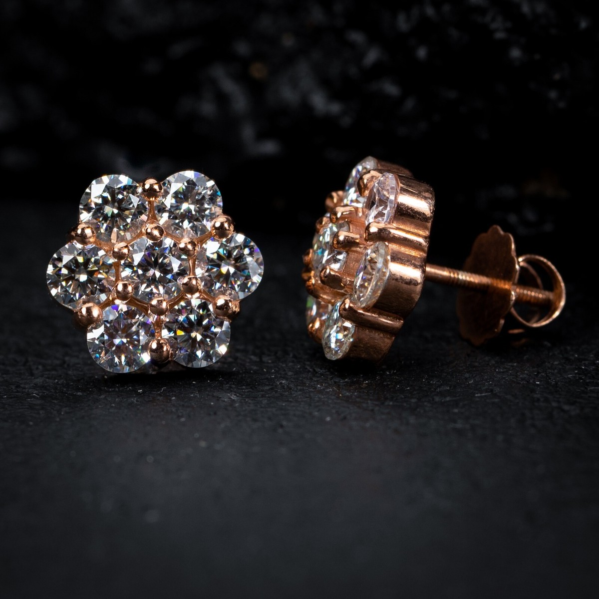 ☆ENGBROX☆ joyful ribbon cubic earring EBEA23057 Ribbon Stud Earrings | en route jewelry