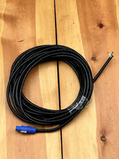 Neutrik NAC3FCA Power Cable 15m to Unterminated 12 Guage Home Run 50'ft Blue