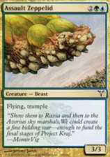 4 Assault Zeppelid ~ Near Mint Dissension 4x x4 Playset MTG Magic Multi-Color Ca