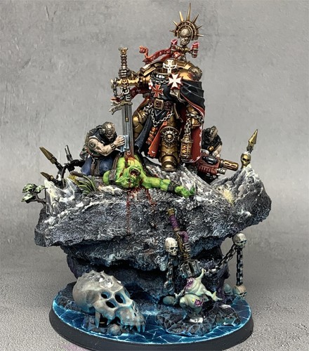 Warhammer 40K Templarios Negros Alto Mariscal Helbrecht Preventa Galería Pintada GW - Imagen 2 de 12