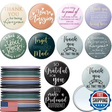 Thyle 30 Pcs Inspirational Compact Mirror Bulk Employee Appreciation Gift 2.7