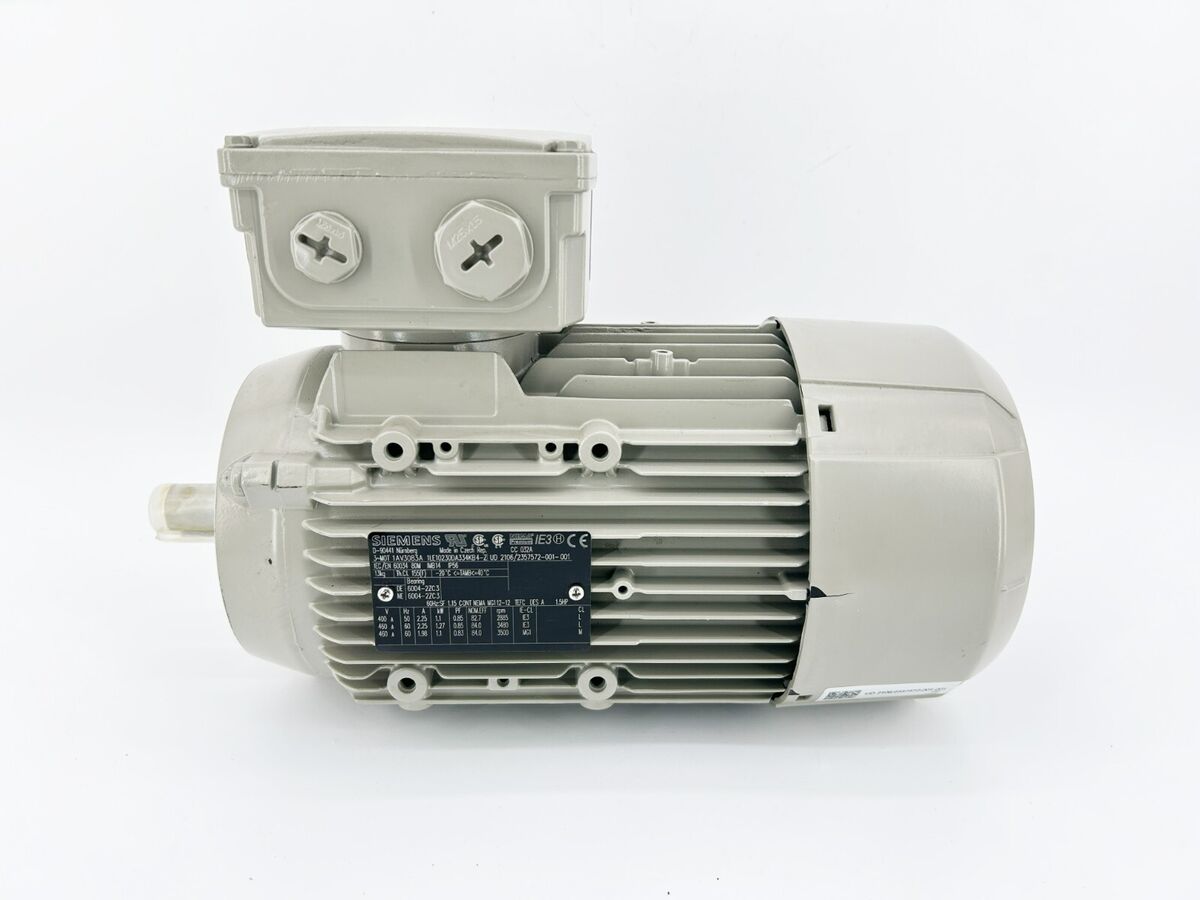 New Siemens 1LE1023-0DA33-4KB4-Z Electric Motor, 400/460V New Siemens 1LE1023-0DA33-4KB4-Z Electric Motor, 400/460V
