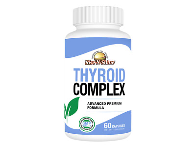 Thyroid Support Supplement w Ashwagandha Iodine Selenium B12   Metabolism Energy