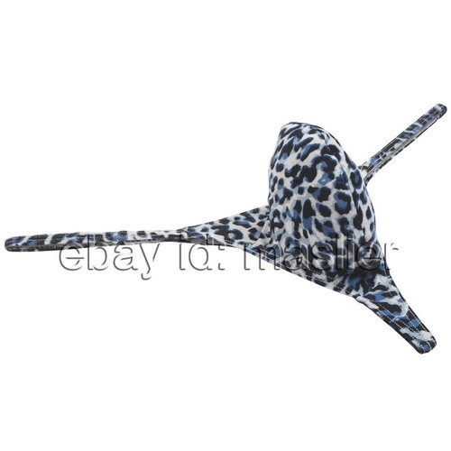 Men Sexy Mini Bikini Leopard Thongs For T-back Underwear Fashion G-string Shorts - Picture 12 of 13