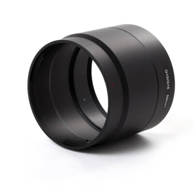 Adaptateur Tube 58 Mm Pour Canon Powershot G15/G16 - Permet De Monter Filtres, Objectifs Grand Angle - Aluminium Anodisé Noir - 3
