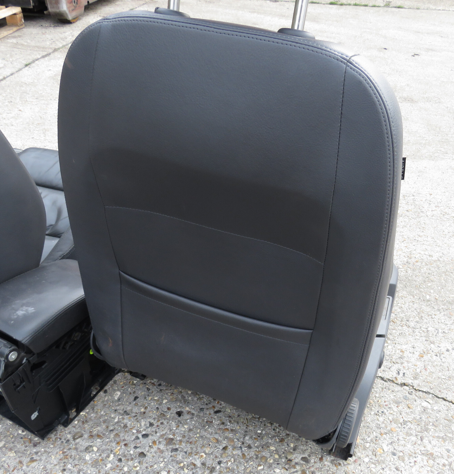 VW Golf MK6 5 door Heated Black Leather Seats SS1802 eBay