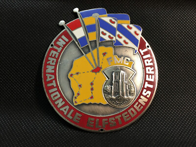 Auto Badge FMC INT. ELFSTEDENSTERRIT (1) LEEUWARDEN Plakette Niederlande