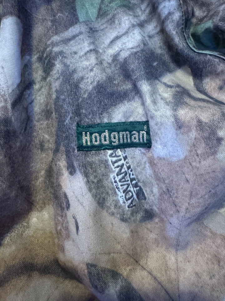 Vintage Hodgman Camo Fleece Hunting Jacket Carhartt Style Lined Men's Large Y2K  - Image 2 of 4