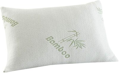 NEU BAMBUS BEZUG KISSEN, ANTIBAKTERIELLE ORTHOPÄDISCHE KOPF NACKEN RÜCKEN STÜTZE
