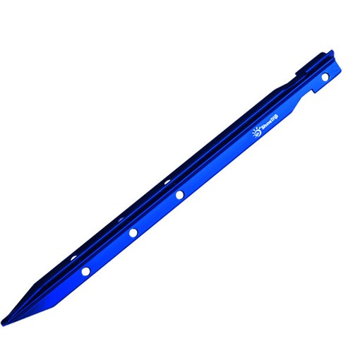 5Pcs 25cm Aluminum Alloy Tent Pegs Stakes Lightweight Hole Camping Ground Nails - Picture 17 of 18