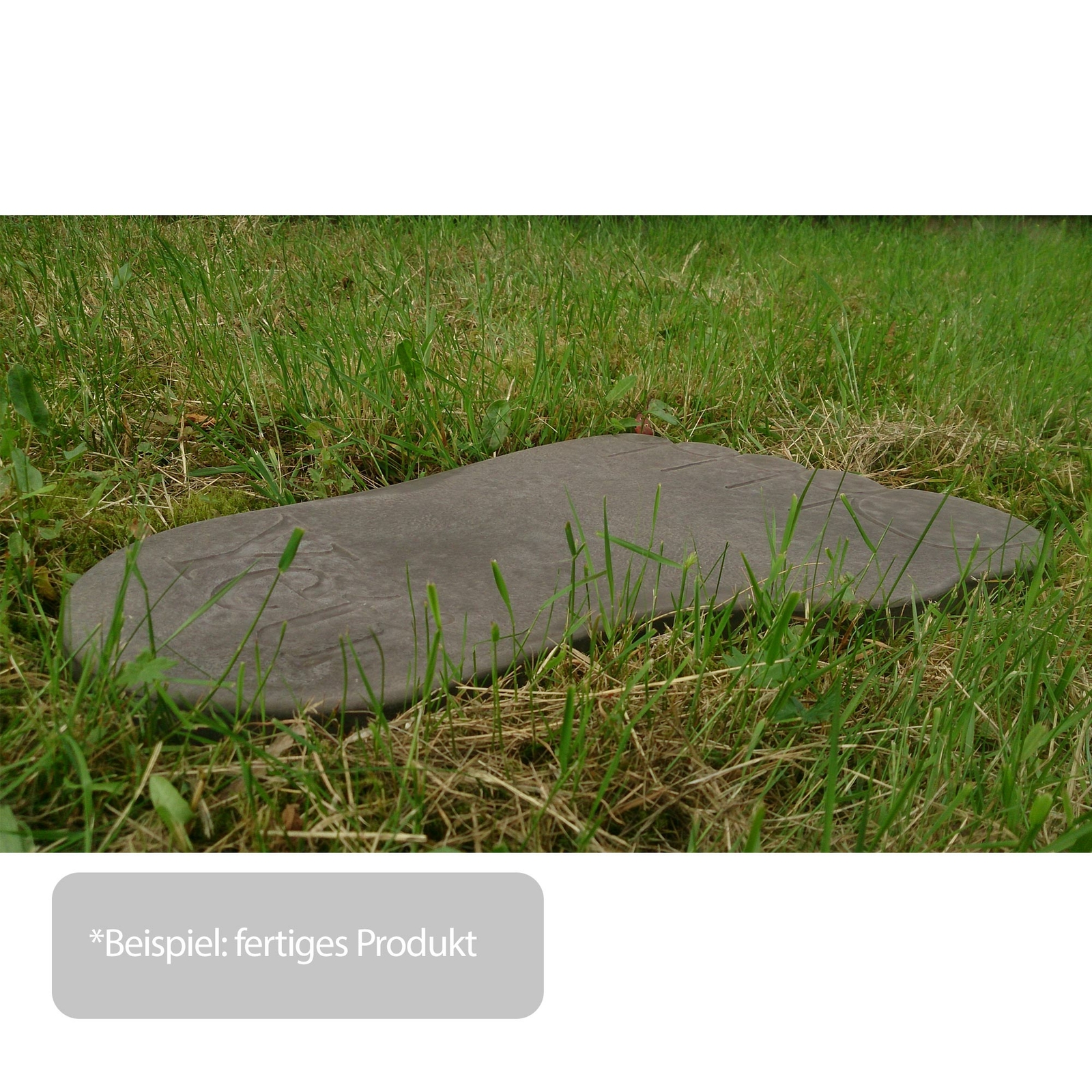 2x Gießform Betonform Form Yeti Füße Set 50cm Trittsteine Gehwegplatte