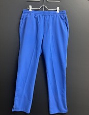 Jaanuu Scrub Pants W/Pockets sz L Medical straight blue EUC