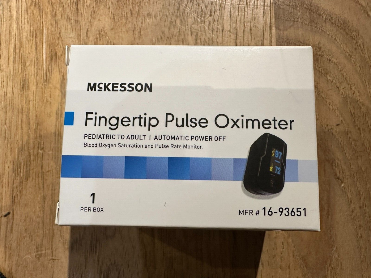 McKesson Fingertip Pulse Oximeter 16-93651 - NIB | eBay