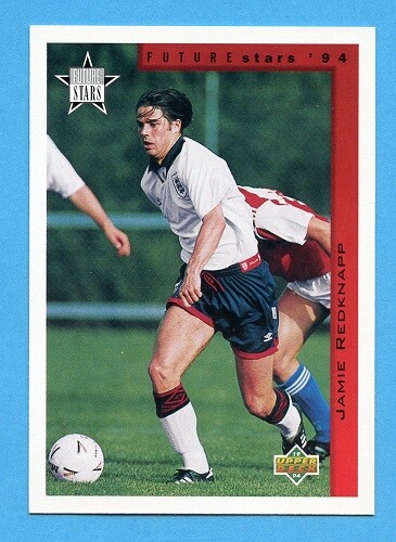 1994 Upper Deck World Cup Soccer # 294 FUTURE STARS JAMIE REDKNAPP