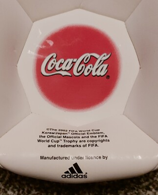OFFICIAL 2002 FIFA FOOTBALL WORLD CUP ADIDAS BALL COCA COLA JAPAN