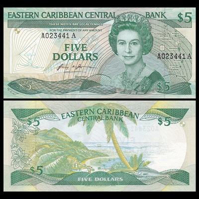 Details about Eastern Caribbean Banknote P31a 5 Dollars Antigua UNC Details about Eastern Caribbean Banknote P31a 5 Dollars Antigua UNC