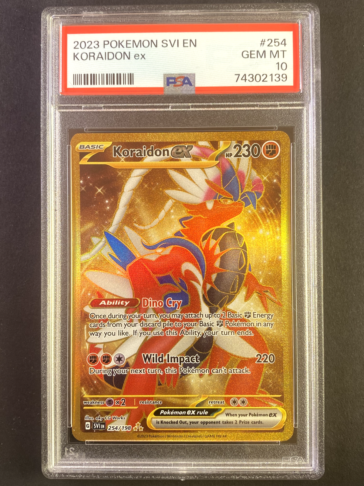 Koraidon EX gold - Vinted