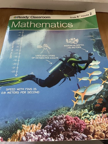 Mathematics Workbook Grade 6 Math Home School Ready Classroom Vol 2 Student Ed - Picture 1 of 8