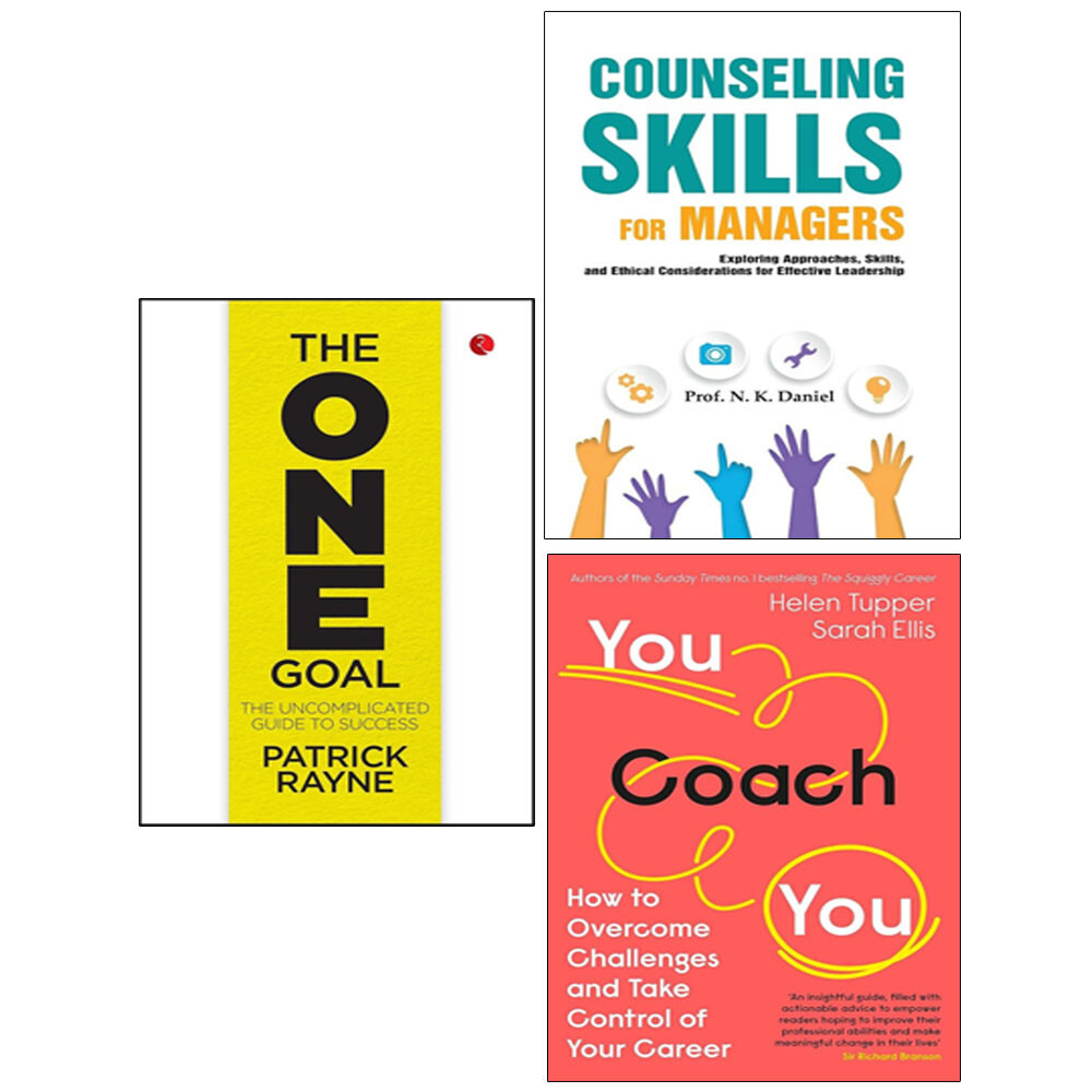 Counseling Skills,You Coach You,ONE GOAL Patrick Rayne 3 Books Collection Set