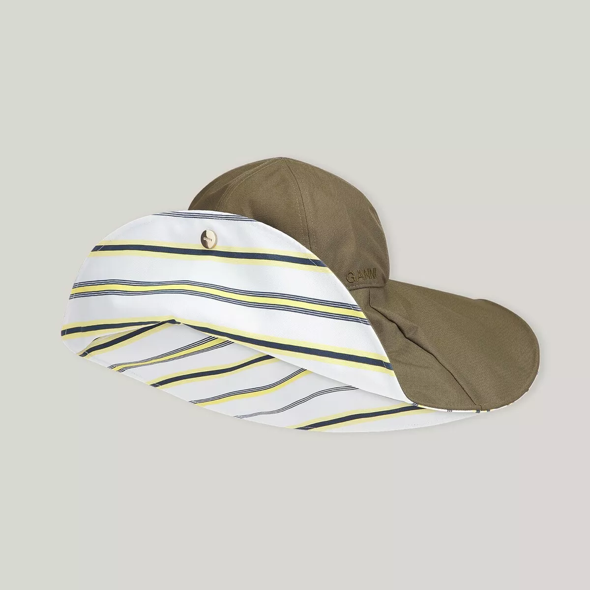 Ganni wide hotsell brim hat