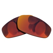 US Fire Red Polarized Lenses Replacement For-Oakley Split Jacket