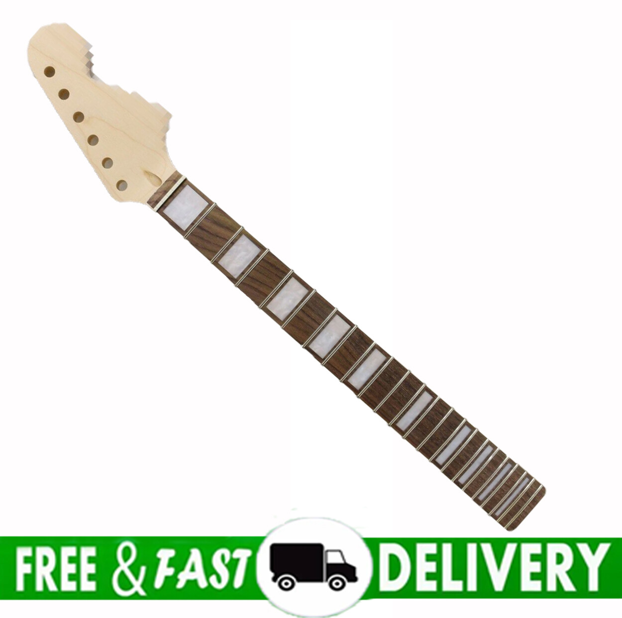 Maple Electric Guitar Neck 22 Fret Rosewood Fretboard Bolt on For Strat