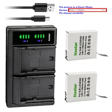 Kastar Battery LTD2 USB Charger for SJCAM SJ6 Legend 4K Sport Action Camera