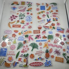 Lot of 5 Embellishments Stickers Sheets Card ...
