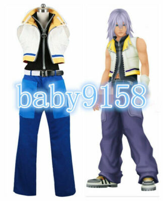 new Kingdom Hearts II 2 Riku Uniform COS Clothing Cosplay Costume