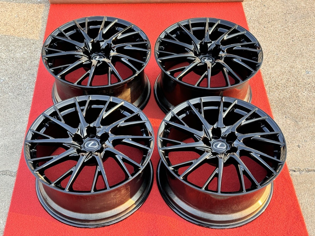 OEM 19” Lexus RC F RC-F 2015-2023 Forged Black Rims Wheels RCF BBS