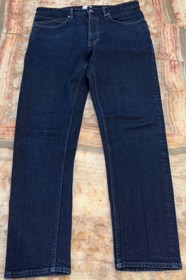 Closed Men's Straight Leg Jeans Blue Denim Dark Wash Classic 5-Pocket Design 31