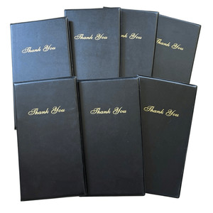 7 Restaurant Guest Check Presenters Server Books