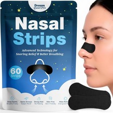 Nasal Strips for Snoring  Breathing, Reduces Nasal Congestion for Less Snoring