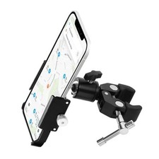 Phone Holder with Clamp for Golf Cart, All Metal Universal Phone Holder