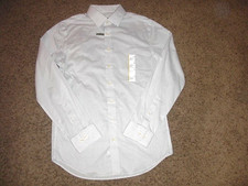 Goodfellow gray standard fit stretch Dress Shirt men's Small NEW WITH TAGS NWT