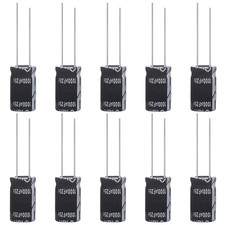 1000Uf 25V 10X17Mm Electrolytic Capacitor 1000 UF MFD 25 Volt 0.39X0.67In