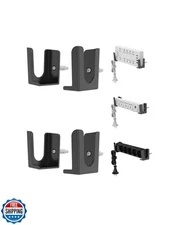 NOTMBESTM Power Strip Holder, 2 Set Power Strip Wall Mount, Punch Free Socket