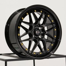 16x7 Vors Vr7 4x108 38 Black Wheels Rims Set4 73.1