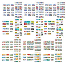 1/64 Florida Plates Waterslide Decals MADE IS THE USA  White Backing 