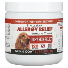 Allergy Relief, Immune Chews, For Dogs, Bacon, 120 Soft Chews, 9.3 oz 264 g