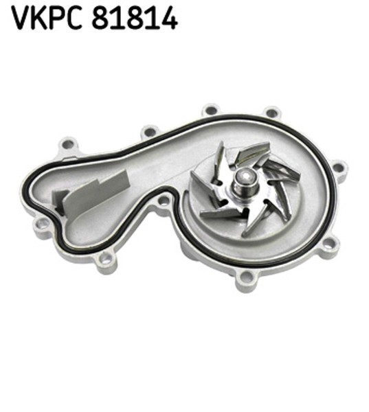 SKF Wasserpumpe MotorküHlung Vkpc 81814 FüR 8K2 7P5 8K5 7P6 Cduc A4 Touareg B8-image