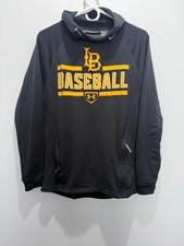 Under Armour Black Long Beach Baseball Hoodie Sz S