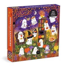 Halloween Puzzles Ghostly Gathering and Spooky Town 500 Piece Puzzles