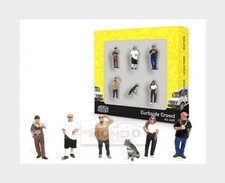 1:64 AMERICAN DIORAMA Figures Set 6X Curbside Crowd Various AD-2429 Model