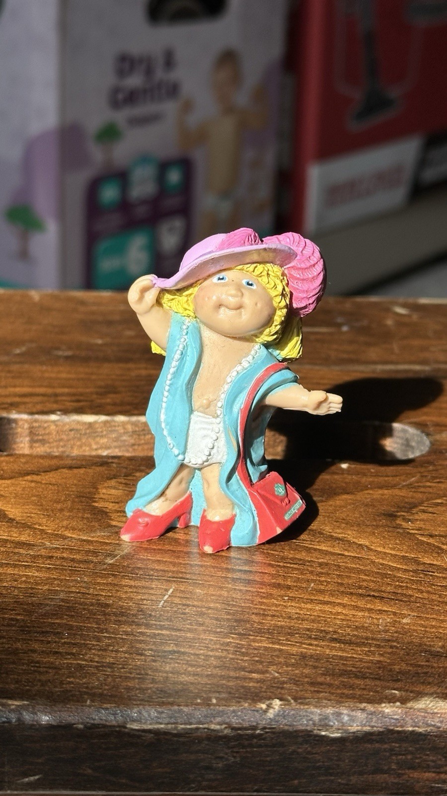 Vintage 1984 Cabbage Patch Kids Miniature Doll Figure 2.5”