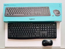 Logitech MK270 Wireless Keyboard and Mouse Combo Used - Works  