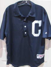 1902 Cleveland Indians Replica MLB Baseball Jersey Size 48 Majestic collared