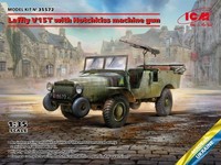 Icm 35572 1/35 Laffly V15T Bausatz Mit Hotchkiss Maschinengewehr