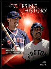 2015 Topps Eclipsing History Jim Rice/Nomar Garciaparra Boston Red Sox #EH-8